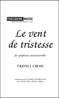 Le vent de
tristesse